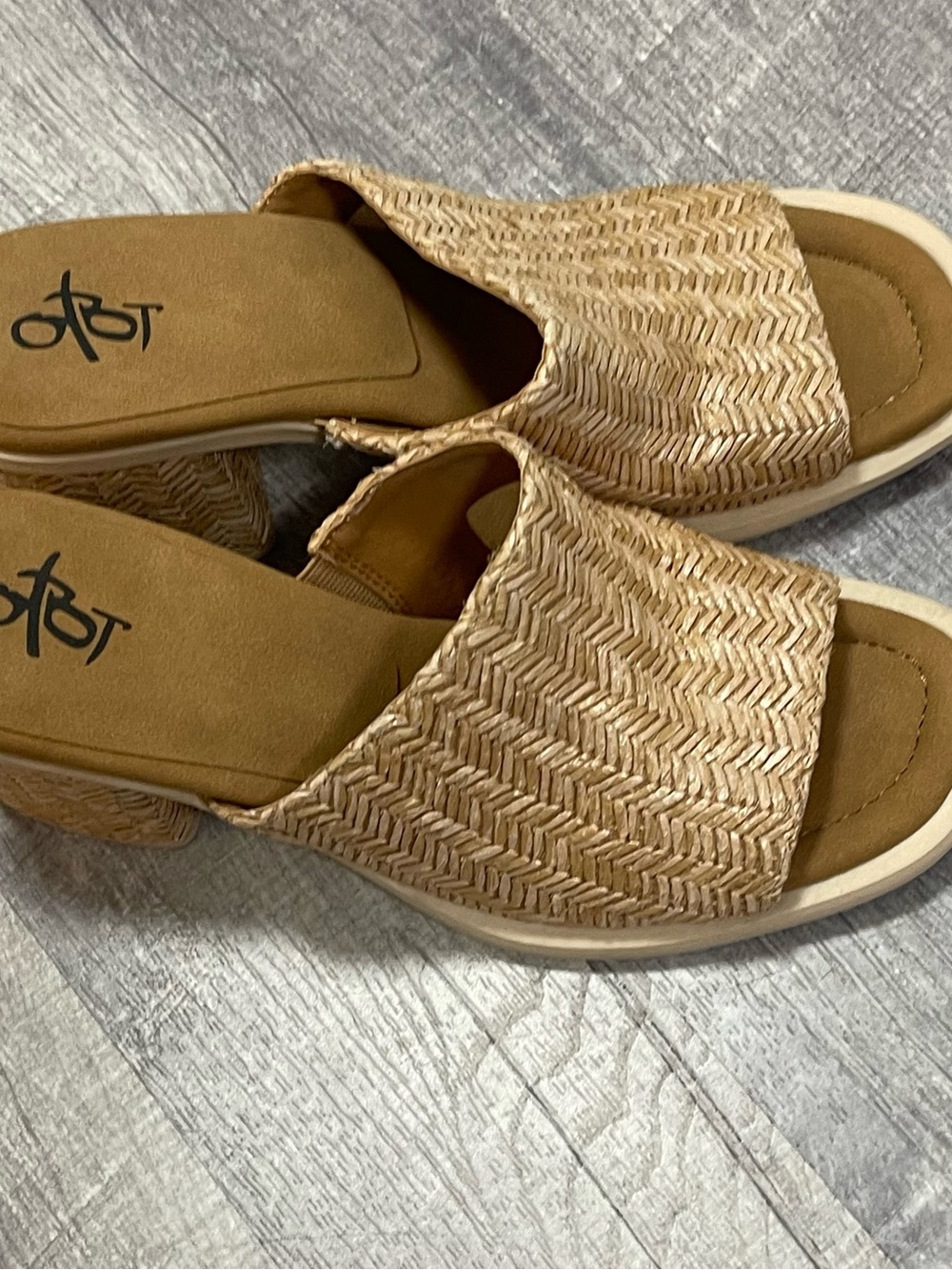 Otbt Women's Bravura Raffia Sandal Size 9